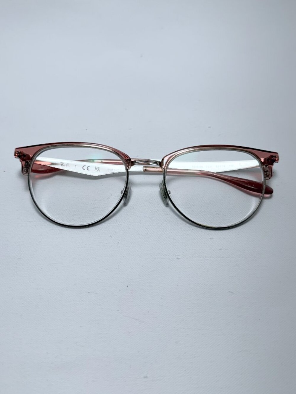 Ray-Ban Pink Clubmaster Eyeglasses Frames Only